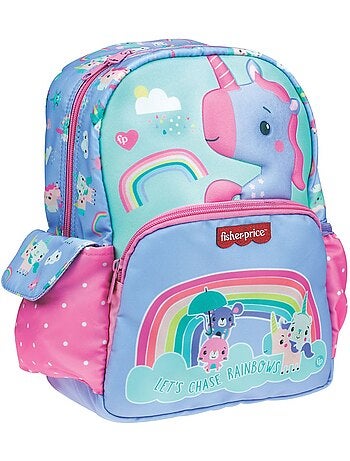 Kleuterrugzak eenhoorn van synthetische stof Fisher-Price