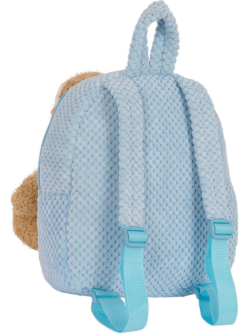 Kleuterrugzak knuffel met ourson afneembaar SAFTA Blauw - Kiabi
