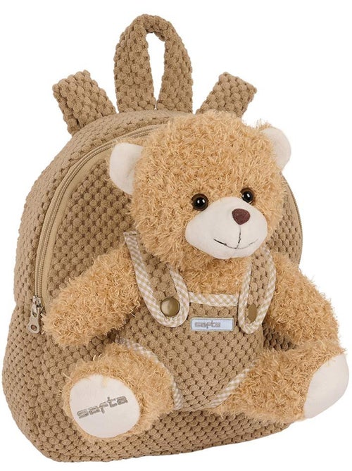 Kleuterrugzak knuffel met ourson afneembaar SAFTA - Kiabi