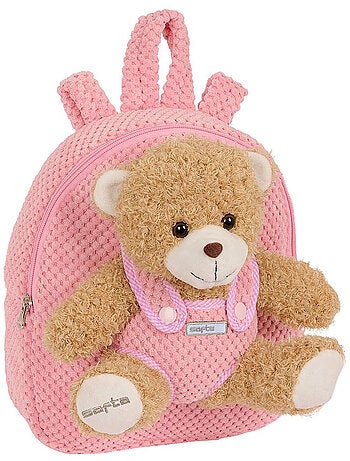 Kleuterrugzak knuffel met ourson afneembaar SAFTA