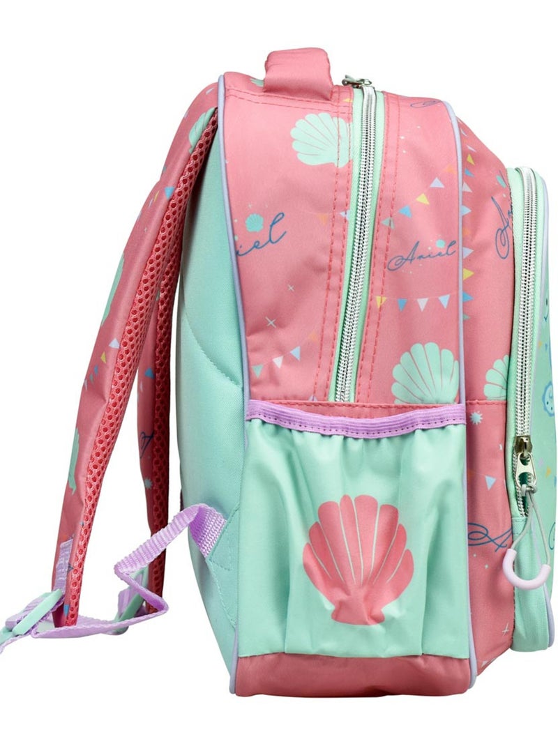 Kleuterrugzak licentie Disney Princess Ariel GIM van synthetische stof Blauw Lichtroze Grijs - Kiabi
