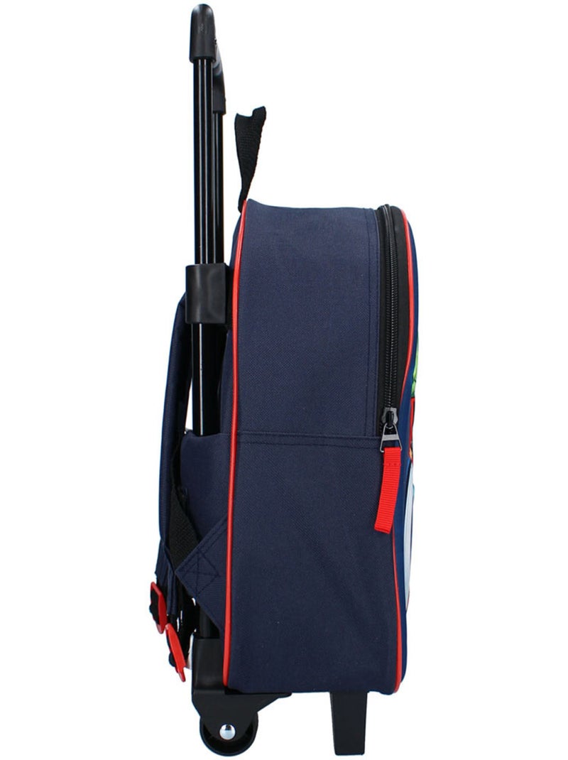 Kleuterrugzak met Wieltjes Avengers Marvel 32 cm - Trolley kinderen Marineblauw - Kiabi