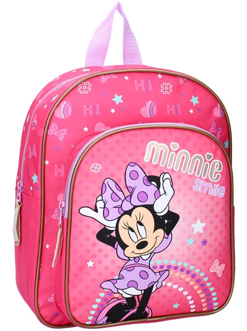 Kleuterrugzak Minnie 'I Like Smiles' 29 cm - Roze - Kiabi