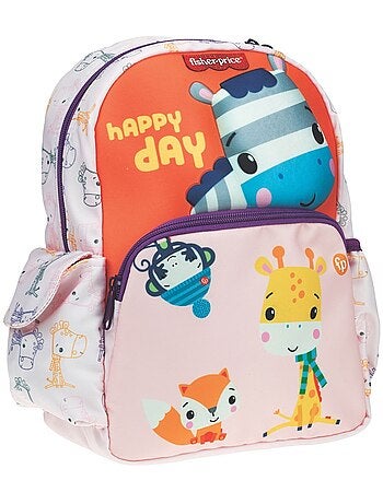 Kleuterrugzak motieven dieren stof Fisher-Price