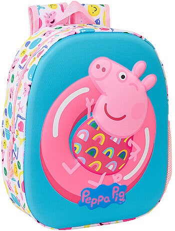 Kleuterrugzak Peppa Pig effect 3D mousse Pool Party