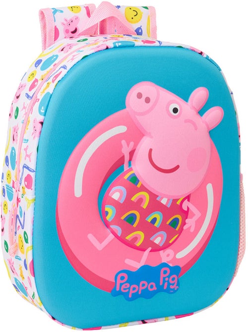 Kleuterrugzak Peppa Pig effect 3D mousse Pool Party - Kiabi