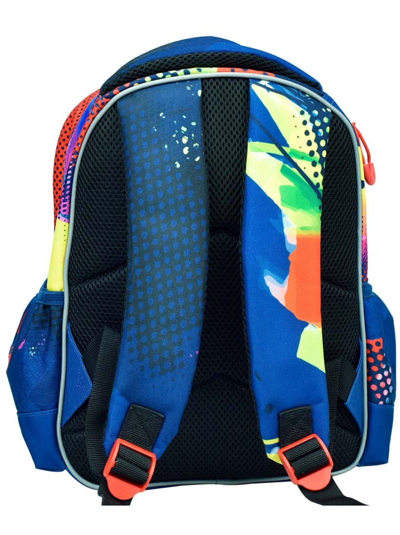 Kleuterrugzak Spider-Man van stof gewatteerd GIM Blauw - Kiabi