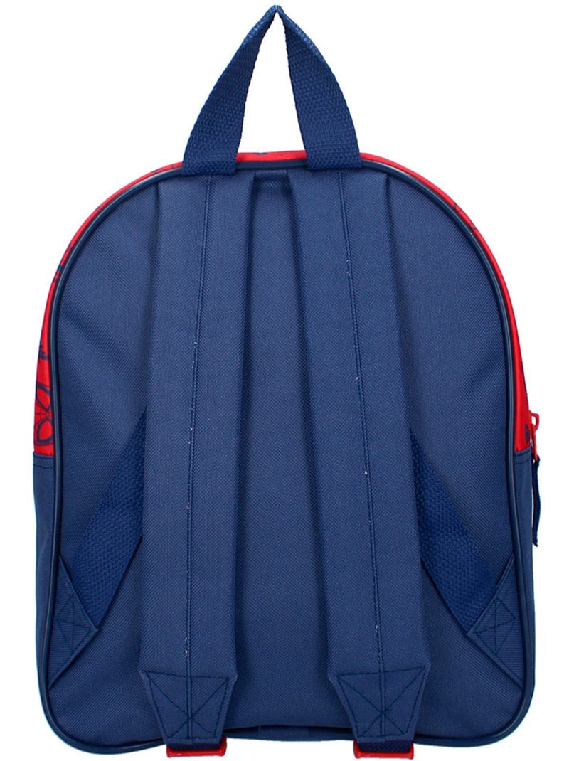 Kleuterrugzak Spider-Man Web Warriors 2 vakken met ritssluiting 30 cm Spider-Man Blauw - Kiabi