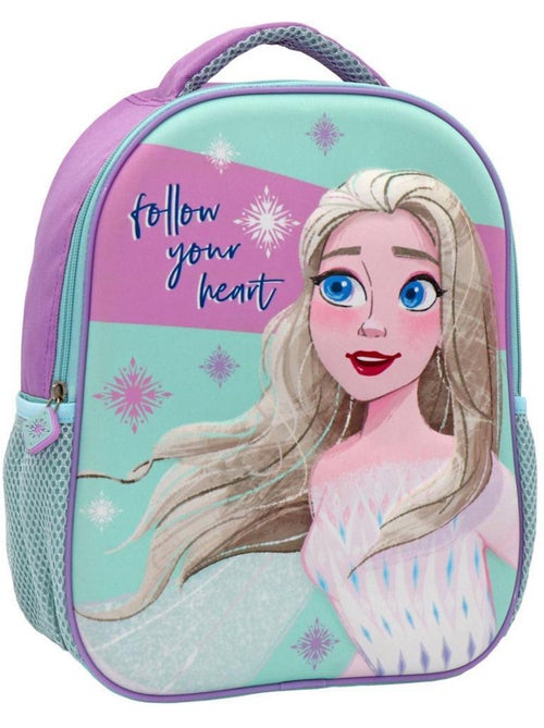 Kleuterrugzak synthetisch bedrukt Frozen Elsa - Kiabi