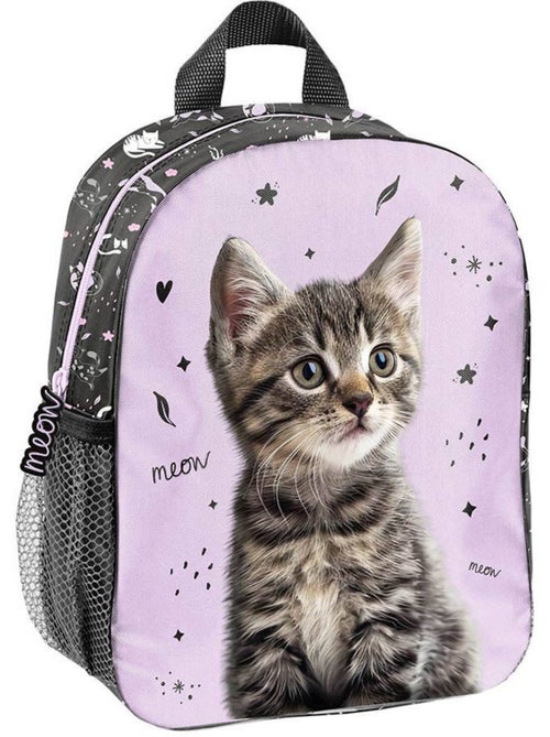 Kleuterrugzak van polyester motief kat 3D Meow - Kiabi Kleuterrugzak van polyester motief kat 3D Meow - Kiabi