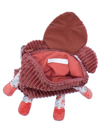 Kleuterrugzak – velours – 25 cm – Les Déglingos