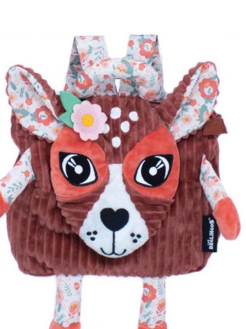 Kleuterrugzak – velours – 25 cm – Les Déglingos - Kiabi Kleuterrugzak – velours – 25 cm – Les Déglingos - Kiabi