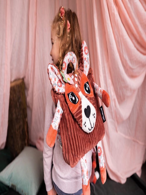 Kleuterrugzak – velours – 25 cm – Les Déglingos - Kiabi Kleuterrugzak – velours – 25 cm – Les Déglingos - Kiabi
