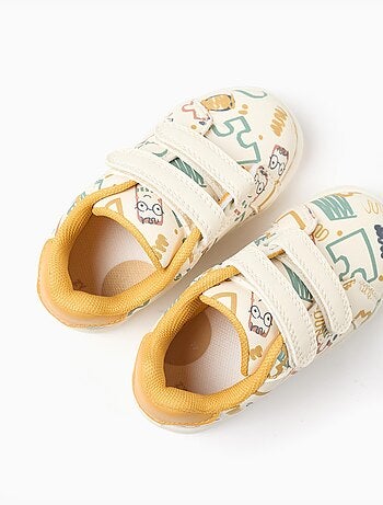 Klitssluiting sneakers met kleurrijke print