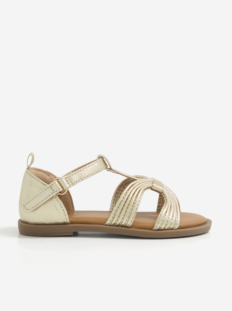 Klittenbandsandalen Geel - Kiabi