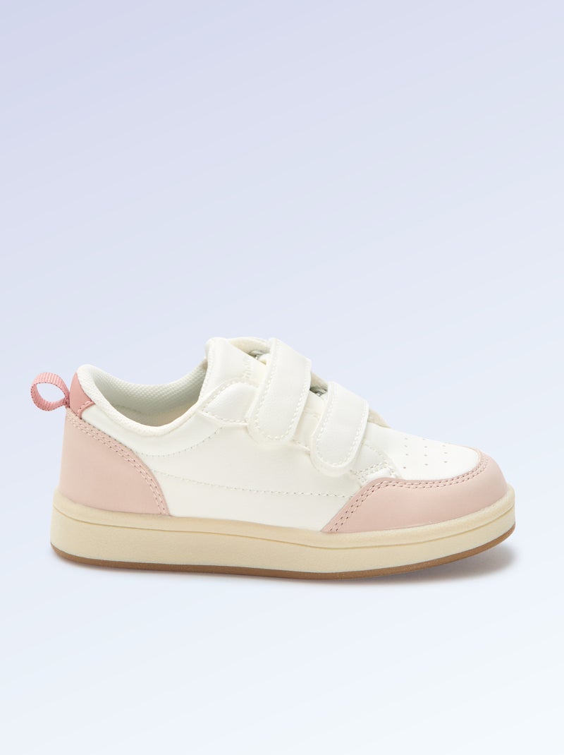 Klittenbandsneakers - motoriek 4 'lopen' - Kitchoun Rose - Kiabi