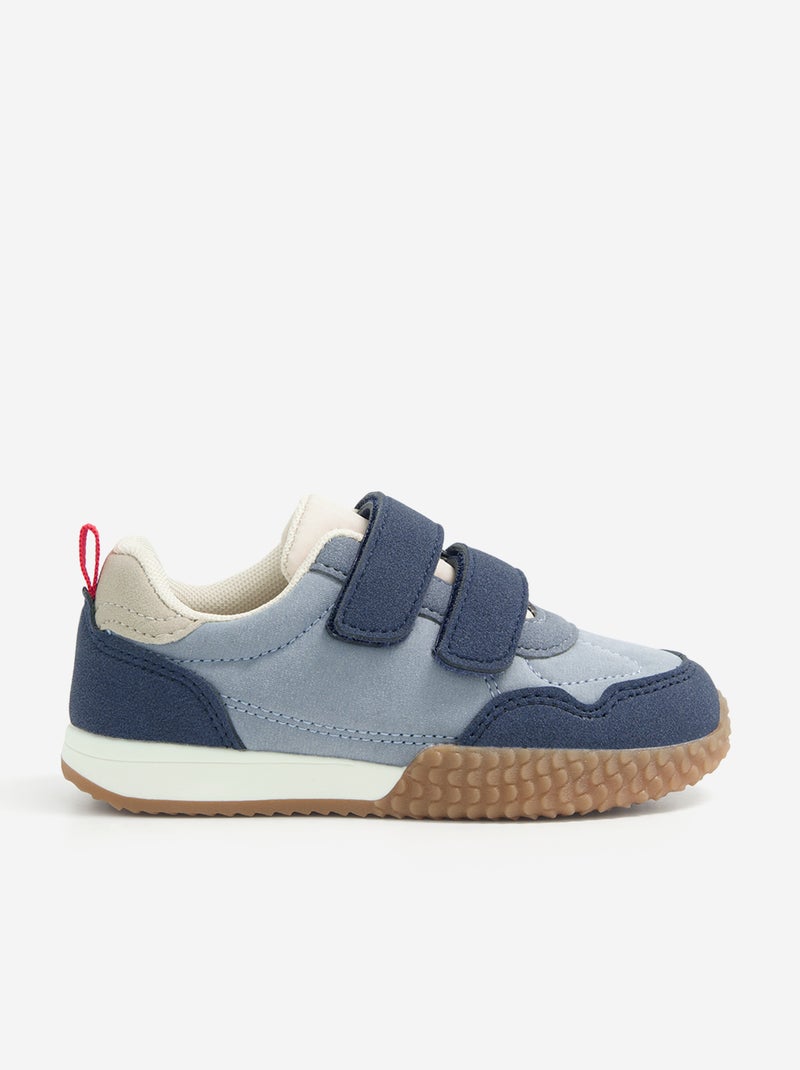 Klittenbandsneakers Blauw - Kiabi