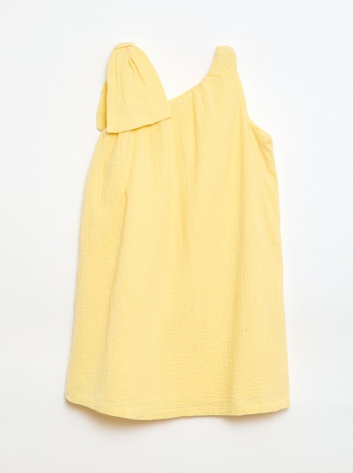 Klokjurk met effen kleur en schouderbandjes - Kiabi