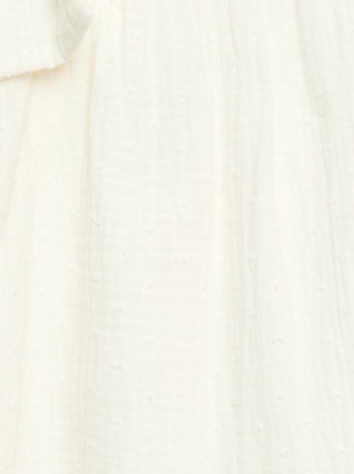 Klokjurk met effen kleur en schouderbandjes - Kiabi