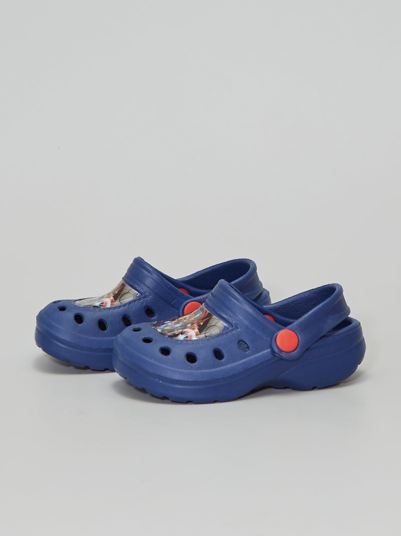 Klompjes met Marvel/Avengers-print blauw - Kiabi