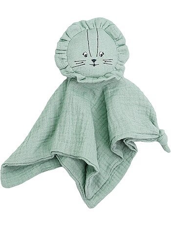 Knuffel in katoenen mousseline