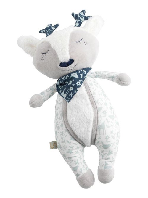 Knuffel van suède in grijs fluweel - Kiabi Knuffel van suède in grijs fluweel - Kiabi