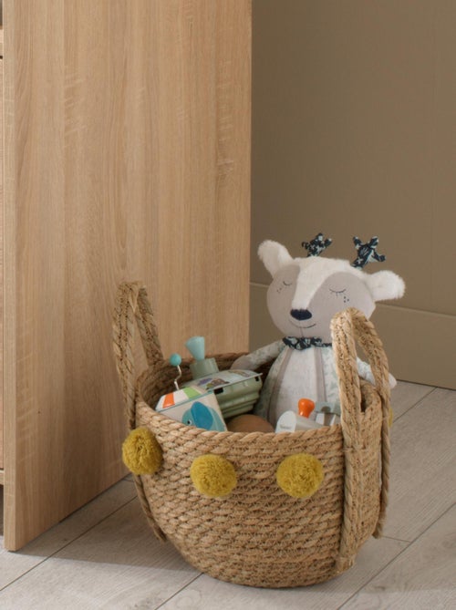 Knuffel van suède in grijs fluweel - Kiabi Knuffel van suède in grijs fluweel - Kiabi
