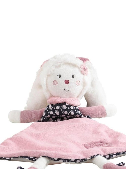 Knuffel-zakdoekje in de vorm van een konijn, van wit fluweel - Kiabi Knuffel-zakdoekje in de vorm van een konijn, van wit fluweel - Kiabi