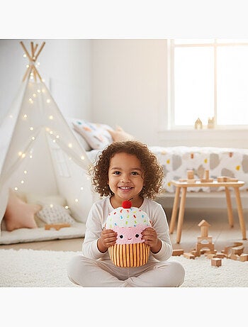 Knuffelwarmtekruik 2-in-1 in de vorm van een cupcake