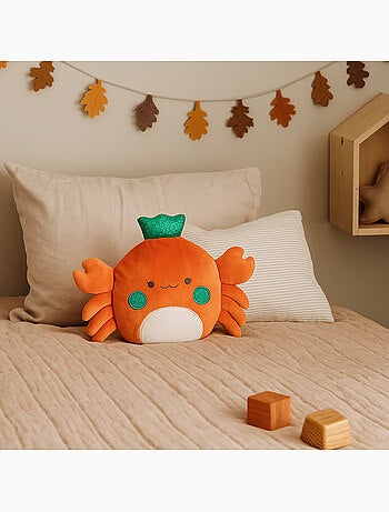Knuffelwarmtekruik 2-in-1 in de vorm van een krab