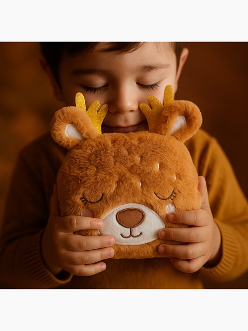 Knuffelwarmtekruik 2-in-1 in de vorm van een rendier - Kiabi