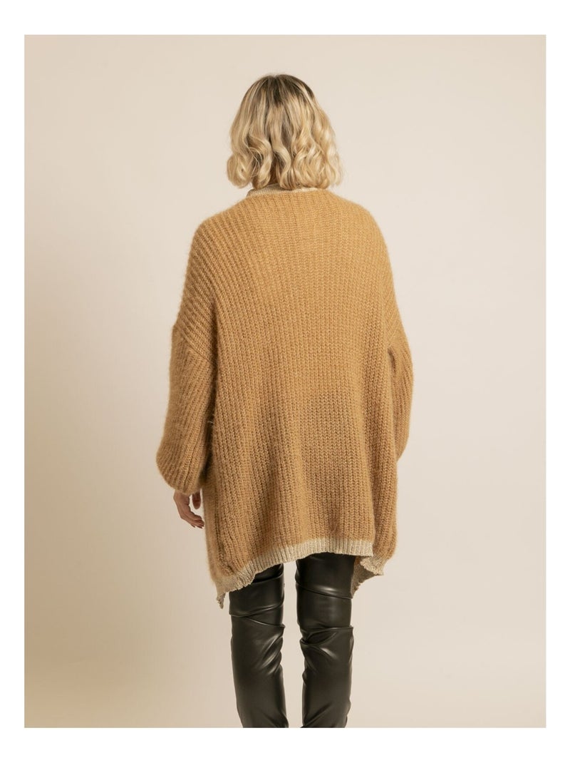 Kody lange open vest Beige - Kiabi