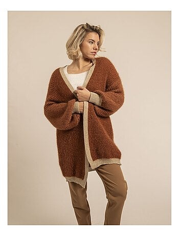 Kody lange open vest