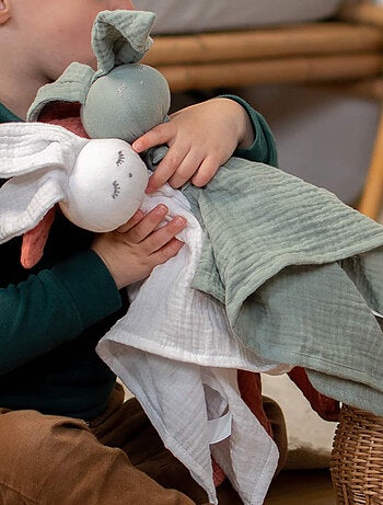 Konijn knuffeldoekje voor baby
