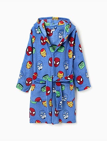 Koraal fleece kamerjas met avengers motief