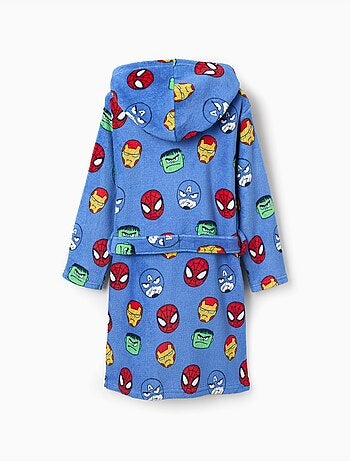 Koraal fleece kamerjas met avengers motief