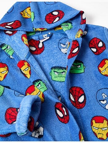 Koraal fleece kamerjas met avengers motief