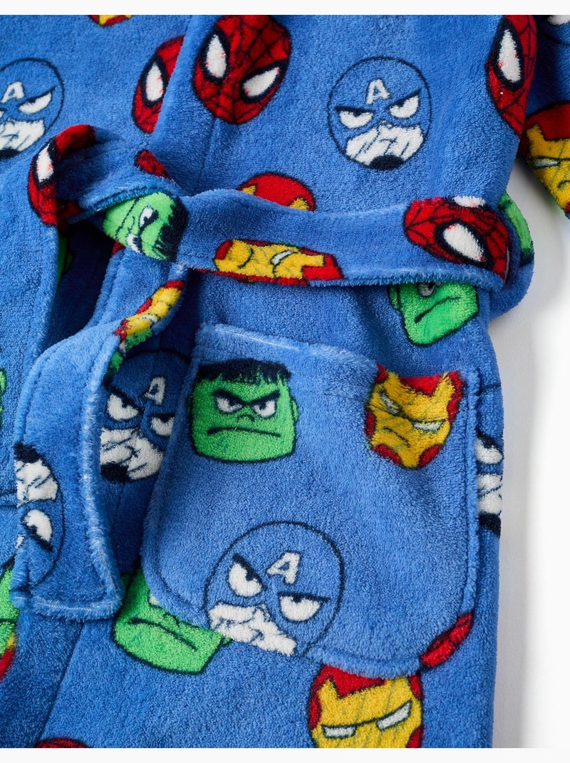 Koraal fleece kamerjas met avengers motief Blauw Blauw - Kiabi