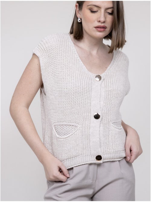KOREAANSE mouwloze vest - Kiabi KOREAANSE mouwloze vest - Kiabi