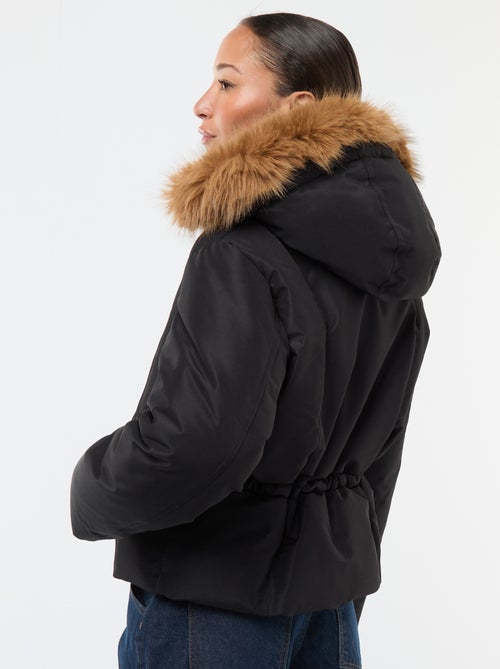 Kort donsjack met gevoerde kap 'JDY' - Kiabi