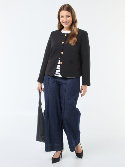 Kort jasje met retro knopen - Kiabi