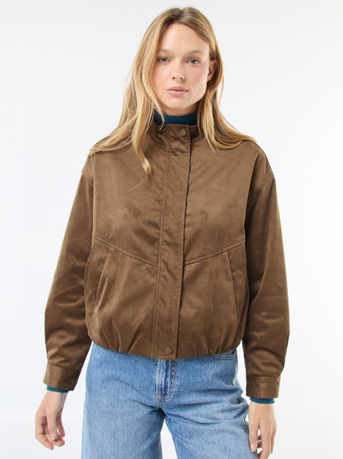 Kort jasje van suèdine - Kiabi