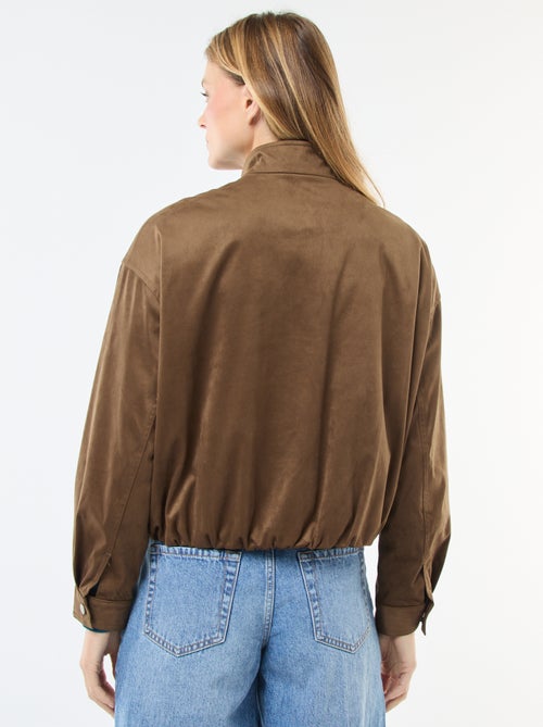 Kort jasje van suèdine - Kiabi