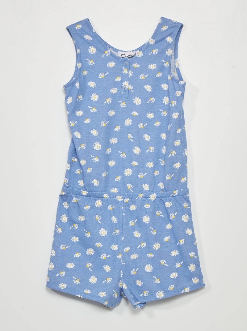 Kort pakje van jerseystof blauw - Kiabi