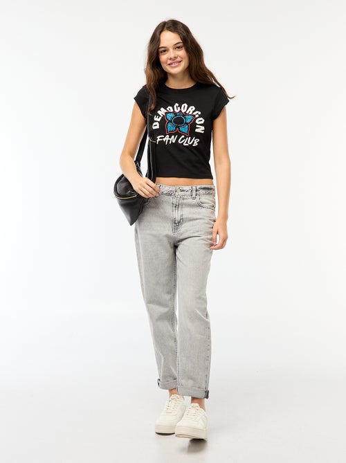 Kort T-shirt met fantasieprint - Kiabi