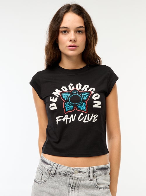 Kort T-shirt met fantasieprint - Kiabi