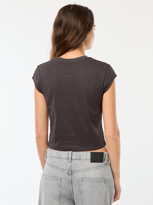 Kort T-shirt met fantasieprint - Kiabi