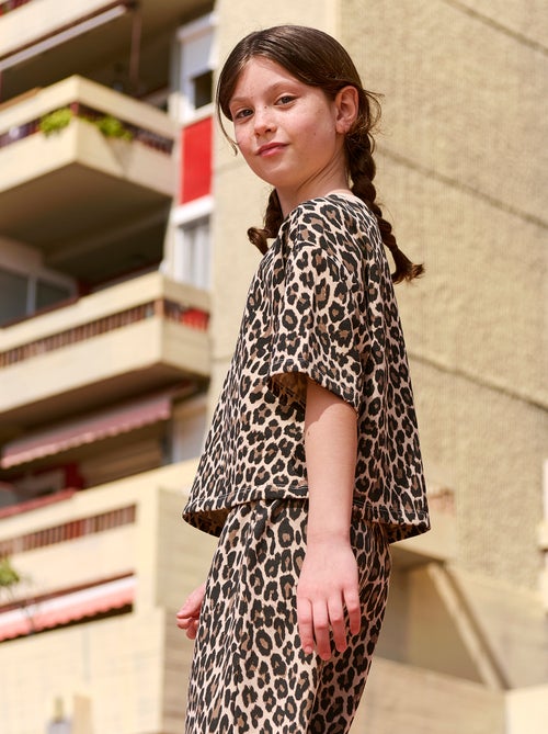 Kort T-shirt met korte mouw - Kiabi