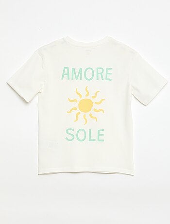 Korte 2-delige pyjama: short + T-shirt