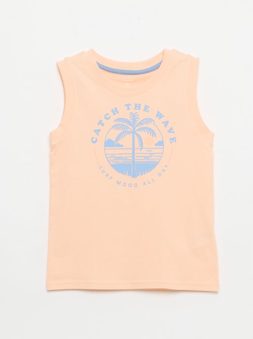 Korte 2-delige pyjamaset met tanktop en korte broek - Kiabi